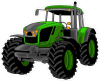 Barevný traktor 002 levá