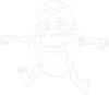 Crazy frog levá