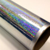 Fantasy holo gliter silver PRIME, stříbrná folie s holografickým efektem