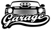 Garage černobílá