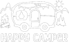 Happy camper 002 levá kempování s karavanem