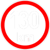 Maximální rychlost 130km - nejvyšší konstrukční rychlost