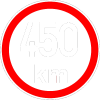 Maximální rychlost 450km - nejvyšší konstrukční rychlost