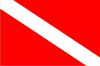 Potápěčská vlajka - vlajka potápěčů