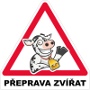 Přeprava zvířat 001 - kráva