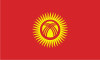 Vlajka Kyrgyzstán