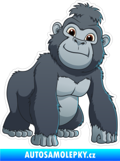 Samolepka Barevná gorila 004 pravá