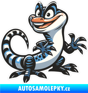 Samolepka Barevná ještěrka 003 levá