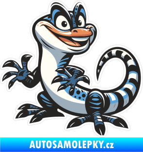 Samolepka Barevná ještěrka 003 pravá