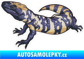 Samolepka Barevná ještěrka 009 levá