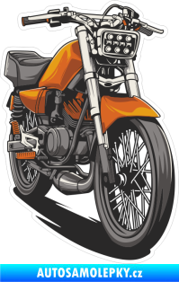 Samolepka Barevná motorka 004 pravá