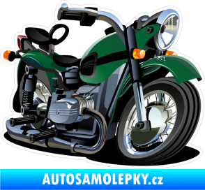 Samolepka Barevná motorka 008 pravá