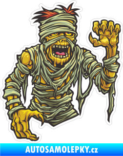 Samolepka Barevná mumie 001 pravá zombie