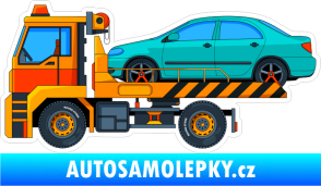 Samolepka Barevná odtahová služba 003 levá porucha vozu