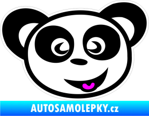 Samolepka Barevná panda 004 levá