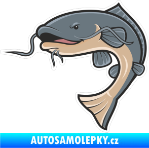 Samolepka Barevná ryba 012 levá sumec