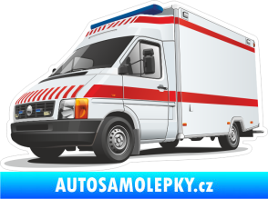 Samolepka Barevná sanitka 001 levá