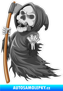 Samolepka Barevná smrtka 029 levá s kosou