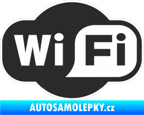 Samolepka Barevná WIFI označení připojení k internetu