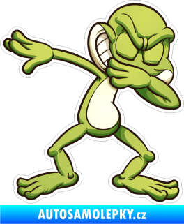 Samolepka Barevná žába 002 pravá tancuje