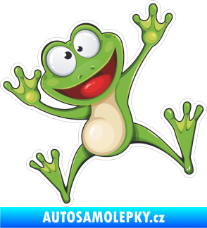Samolepka Barevná žába 005 levá