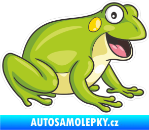 Samolepka Barevná žába 013 pravá