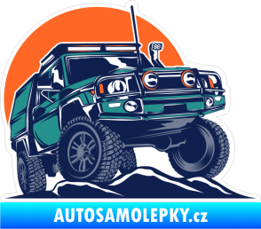 Samolepka Barevné auto 011 pravá Off Road