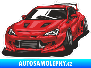 Samolepka Barevné auto 020 levá sporťák