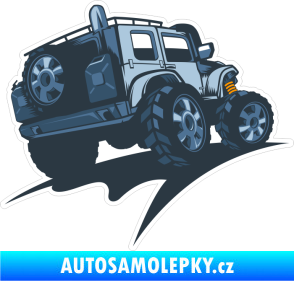 Samolepka Barevné auto 024 pravá off road