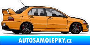 Samolepka Barevné auto 026 pravá tuning Subaru STI
