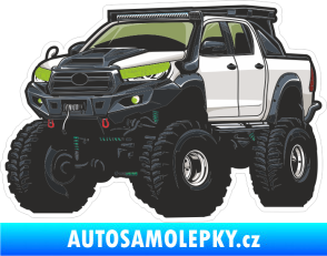 Samolepka Barevné auto 027 levá terénní