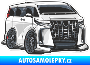 Samolepka Barevné auto 028 pravá karikatura