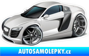 Samolepka Barevné auto 033 levá karikatura R8