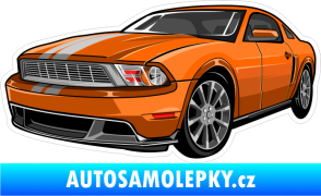 Samolepka Barevné auto 036 levá Mustang GT