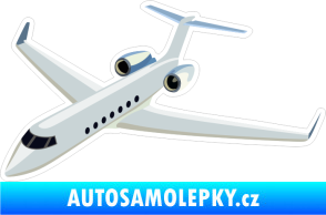 Samolepka Barevné letadlo 002 levá