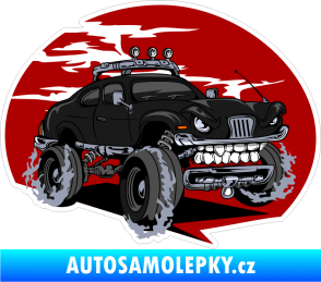 Samolepka Barevné monster auto 002 pravá