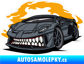 Samolepka Barevné monster auto 003 levá