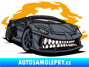 Samolepka Barevné monster auto 003 pravá