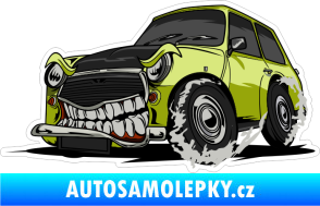 Samolepka Barevné monster auto 007 levá
