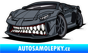 Samolepka Barevné monster auto 013 levá