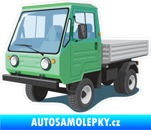 Samolepka Barevné nákladní auto 001 levá multikára