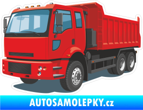 Samolepka Barevné nákladní auto 002 levá