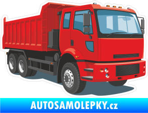 Samolepka Barevné nákladní auto 002 pravá