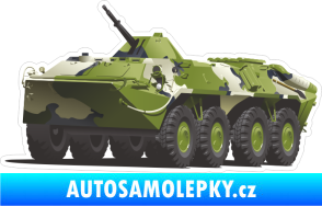 Samolepka Barevné obrněné vozidlo 001 levá