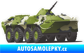 Samolepka Barevné obrněné vozidlo 001 pravá