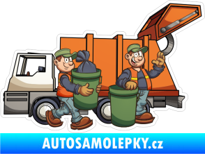Samolepka Barevní popeláři 001 levá