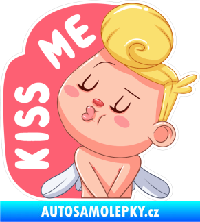 Samolepka Barevný andílek 004 kiss me