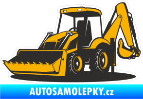 Samolepka Barevný bagr 001 levá