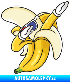Samolepka Barevný banán 001 levá tanec cool