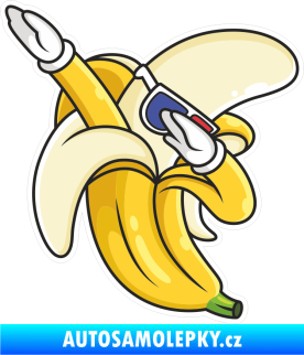 Samolepka Barevný banán 001 pravá tanec cool